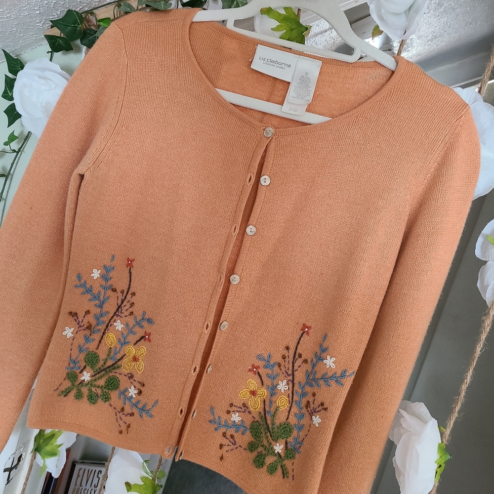 Liz Claiborne Button up sweater